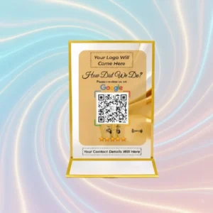 Google Review Scanner And 4 Social Media Scanner 9 x 6 inch