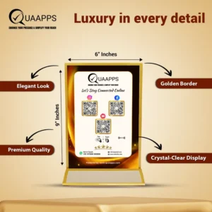 Google Review Scanner and 3 Social Media Scanner | 9 x 6 inch