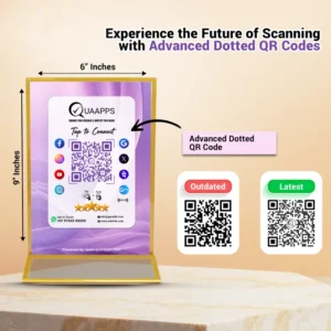 ALL In One Customized QR Code Scanner with NFC | Chip 9 x 6 inch